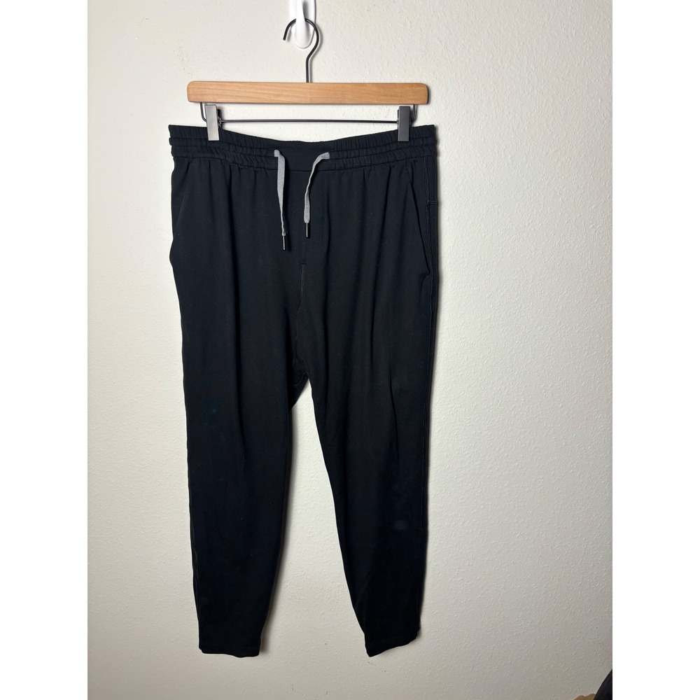 Lululemon Soft Jersey Tapered Pants 28 Inseam Black Mens Large LM5AY2S